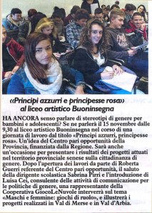 Maschi e femmine -  giochi di ruolo